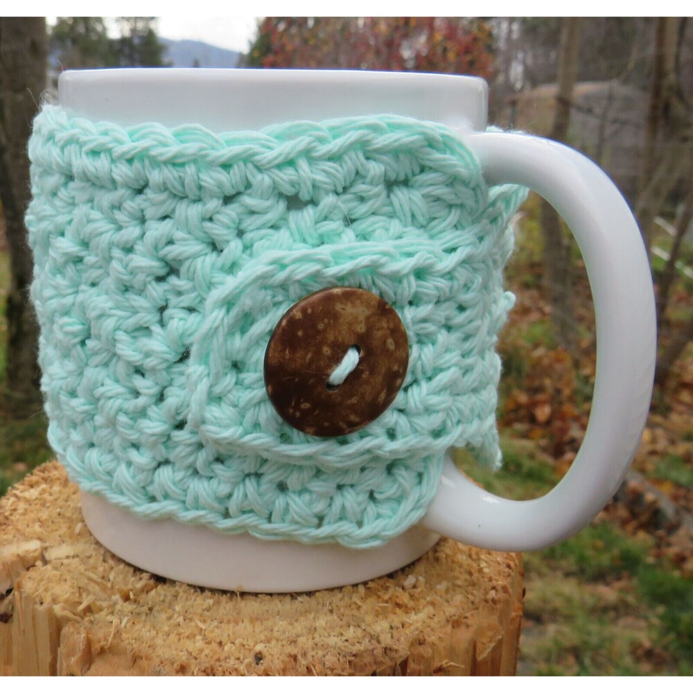 Crocheted Cup Cozy Handmade Coffee Mug or Tea Warmer